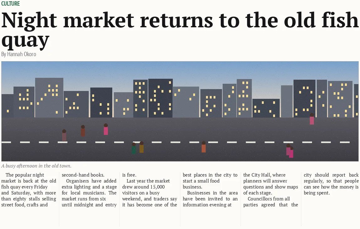 Night market returns to the old fish quay