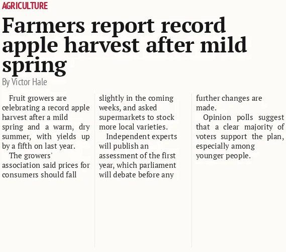 Farmers report record apple harvest after mild spring