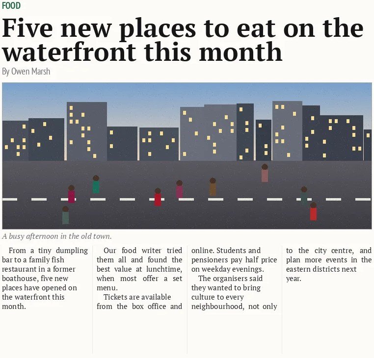 Five new places to eat on the waterfront this month