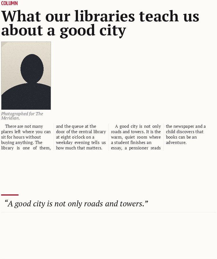 What our libraries teach us about a good city