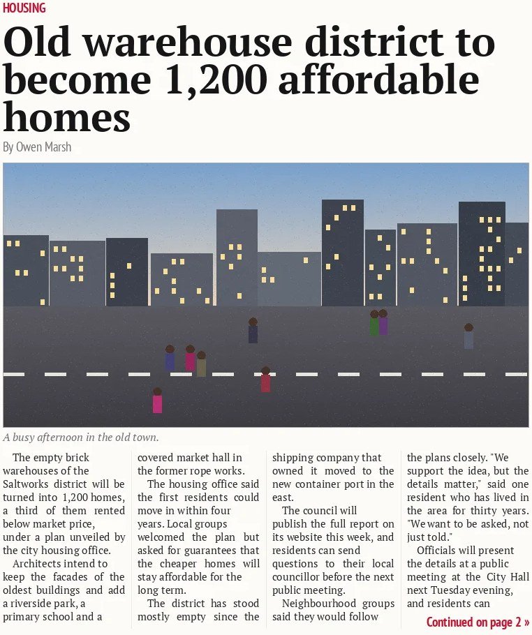 Old warehouse district to become 1,200 affordable homes