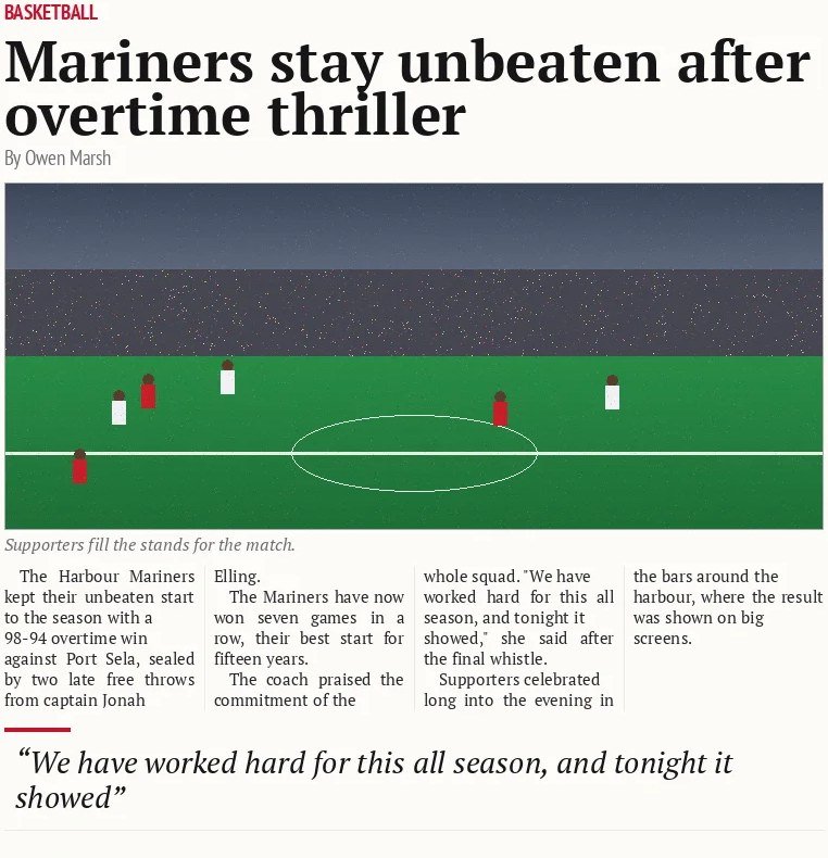 Mariners stay unbeaten after overtime thriller