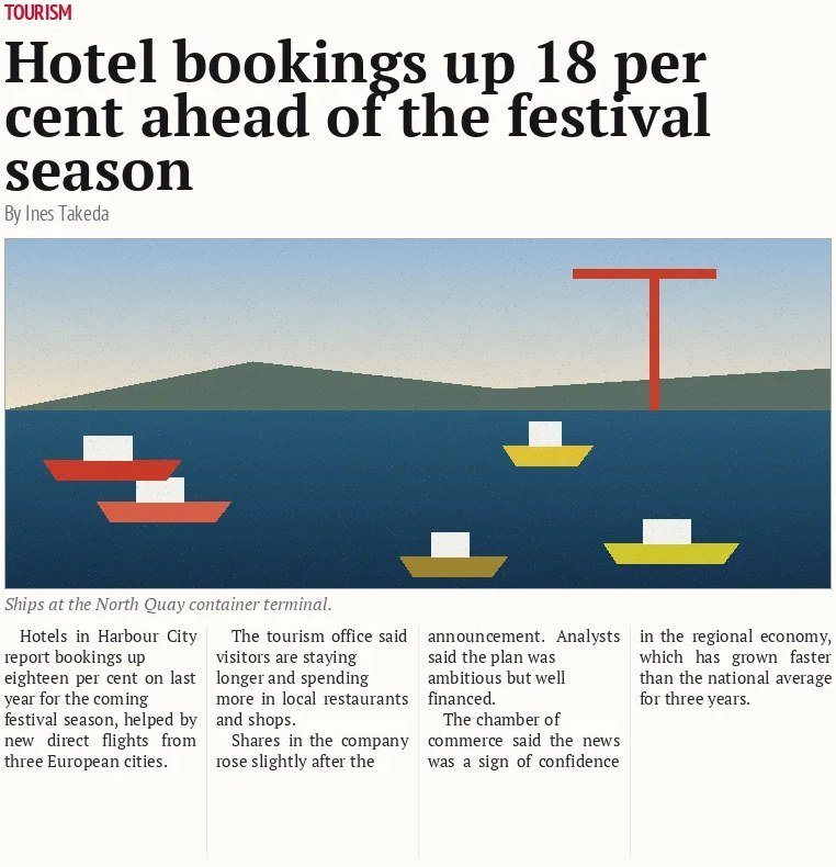 Hotel bookings up 18 per cent ahead of the festival season