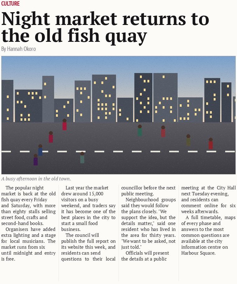 Night market returns to the old fish quay