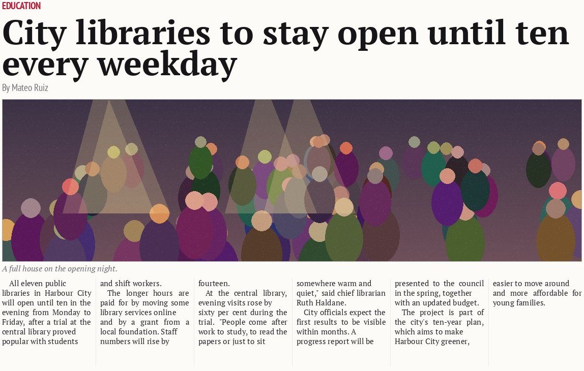 City libraries to stay open until ten every weekday
