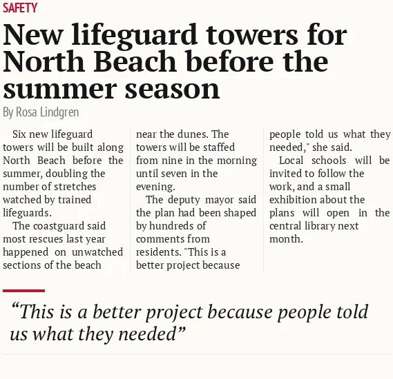 New lifeguard towers for North Beach before the summer season