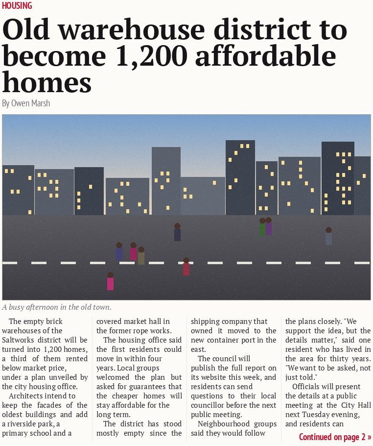 Old warehouse district to become 1,200 affordable homes