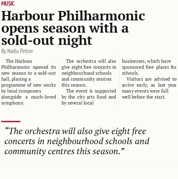 Harbour Philharmonic opens season with a sold-out night
