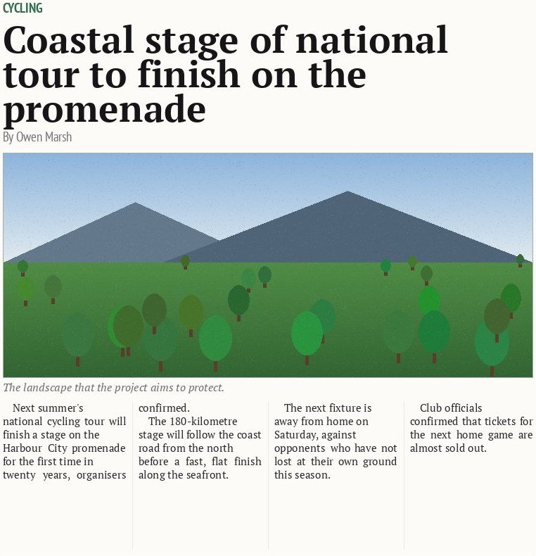 Coastal stage of national tour to finish on the promenade