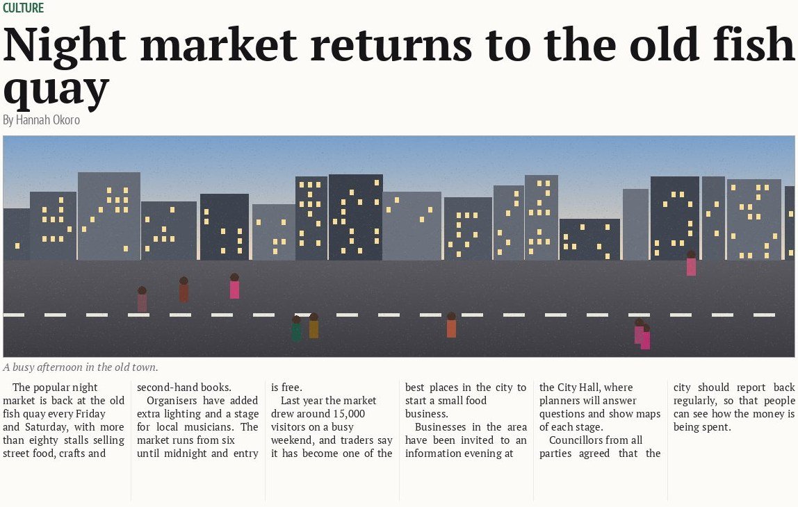 Night market returns to the old fish quay